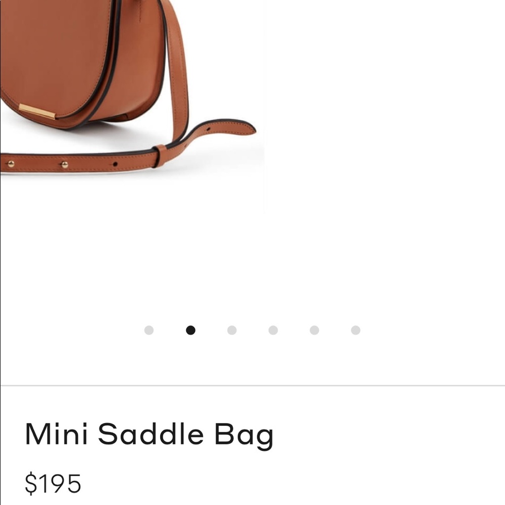 NEW 💝 CUYANA Mini Saddle Bag Caramel - Picture 10 of 16